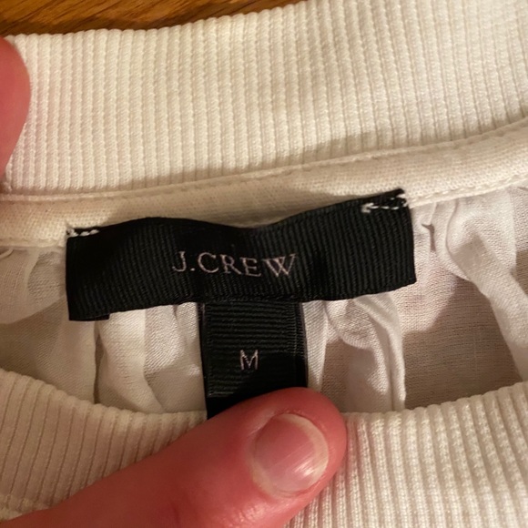 J. Crew lace back sweatshirt - Picture 3 of 3